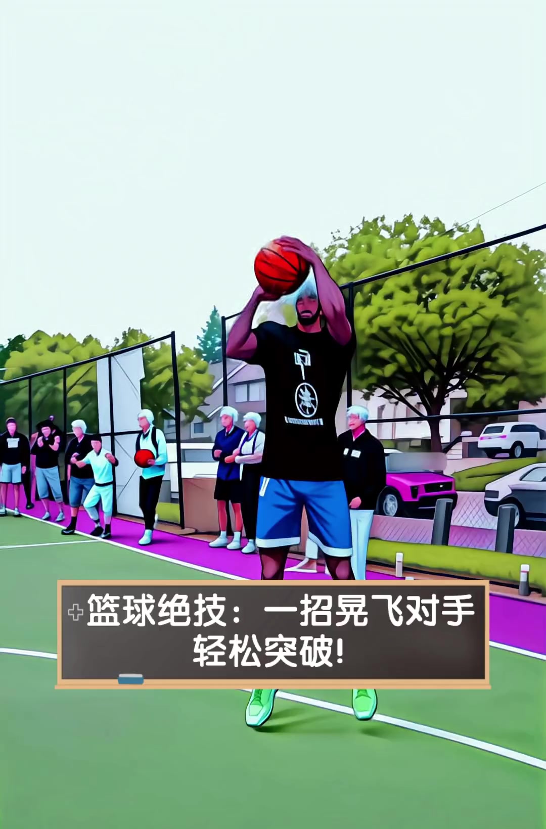 无解球员展现过人技术，击败对手