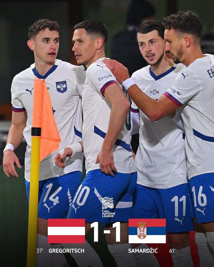 奥地利代表队斩获友谊赛胜利