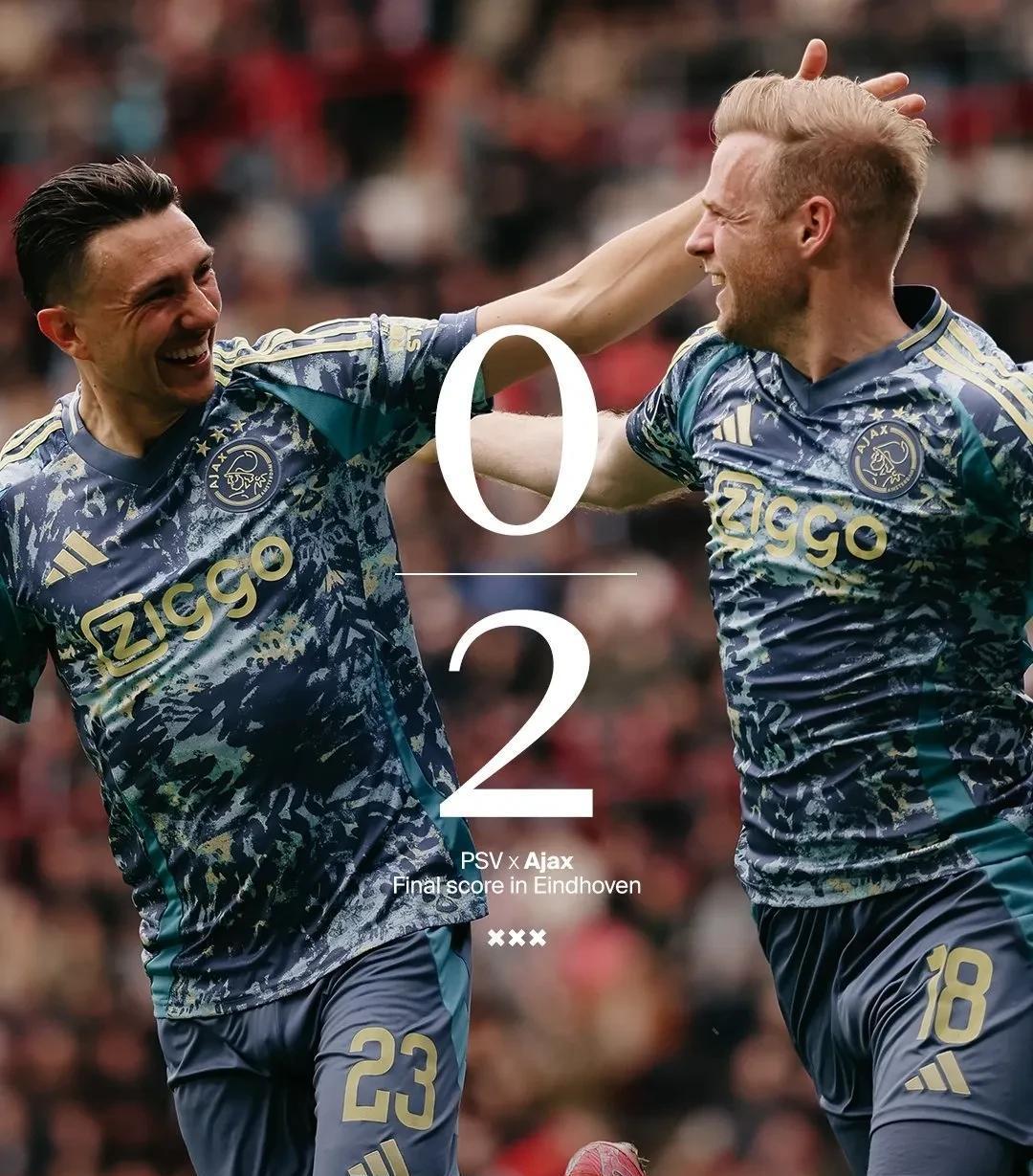 包含阿贾克斯大胜皇家马德里！荷甲球队取得胜利！的词条